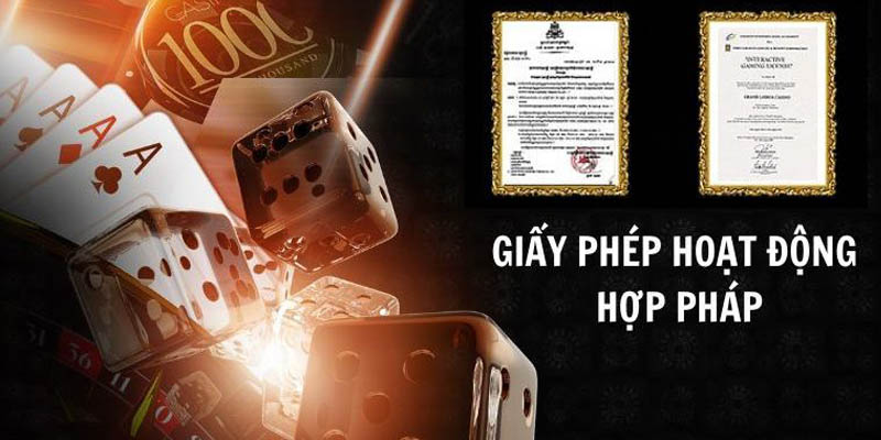 Quy trình được cấp giấy phép tại nhà cái